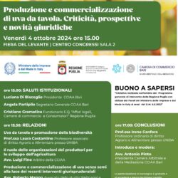 PRODUZIONE E COMMERCIALIZZAZIONE DI UVA DA TAVOLA